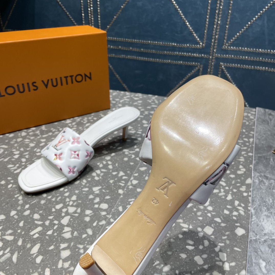 Louis Vuitton Women's Revival Mule White For Women LV 1AAP7M - Soul Replicas