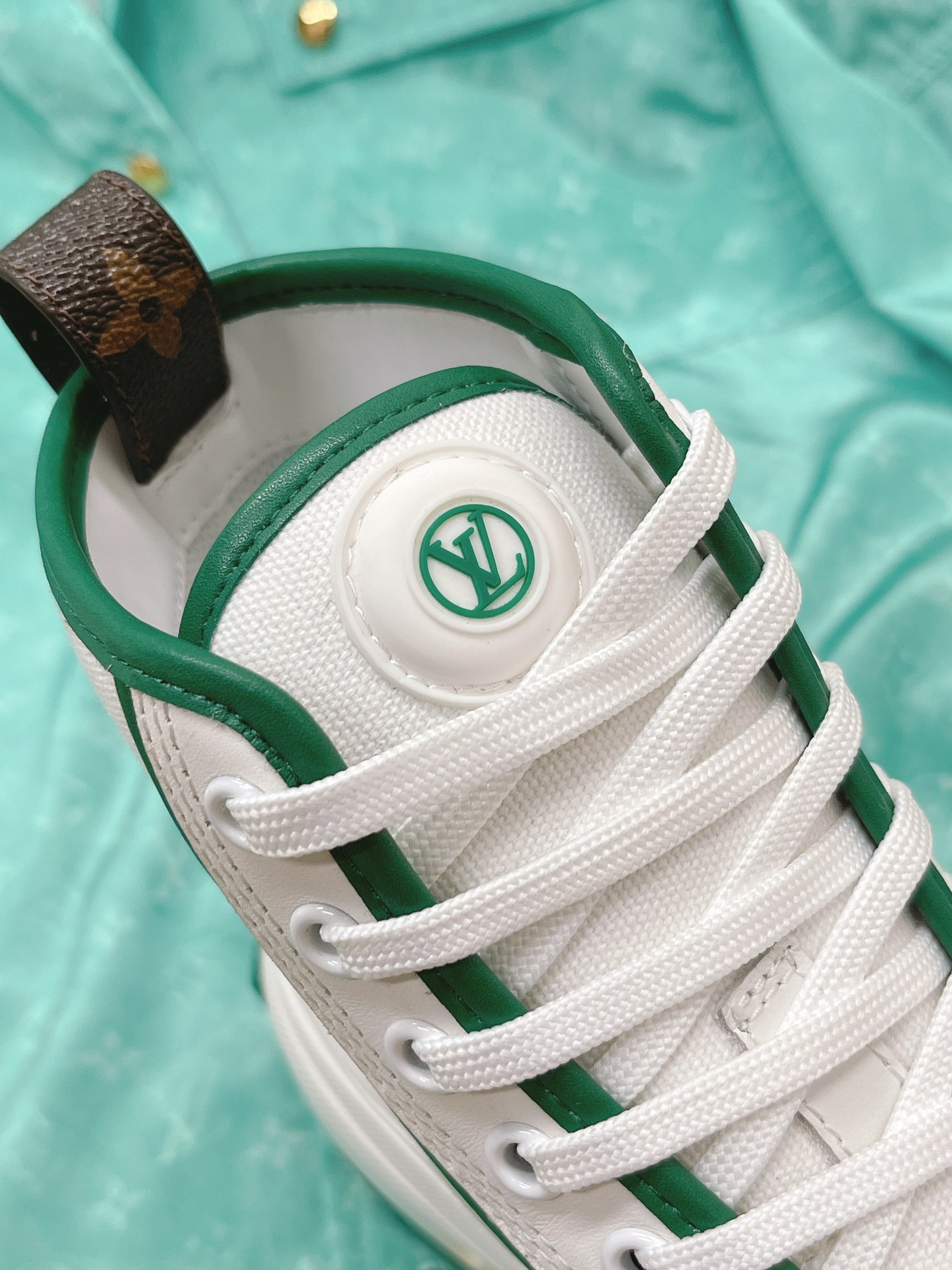 Louis Vuitton Women's LV Squad Sneaker Boot Green For Women LV - Soul Replicas