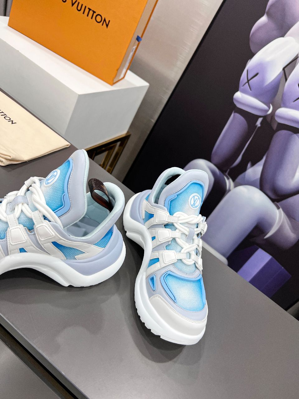 Louis Vuitton Women's LV Archlight Sneaker Blue For Women LV 1A9RVB - Soul Replicas