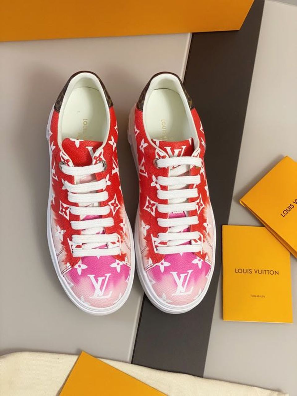 Louis Vuitton Time Out Sneaker Multi Color For Women LV - Soul Replicas