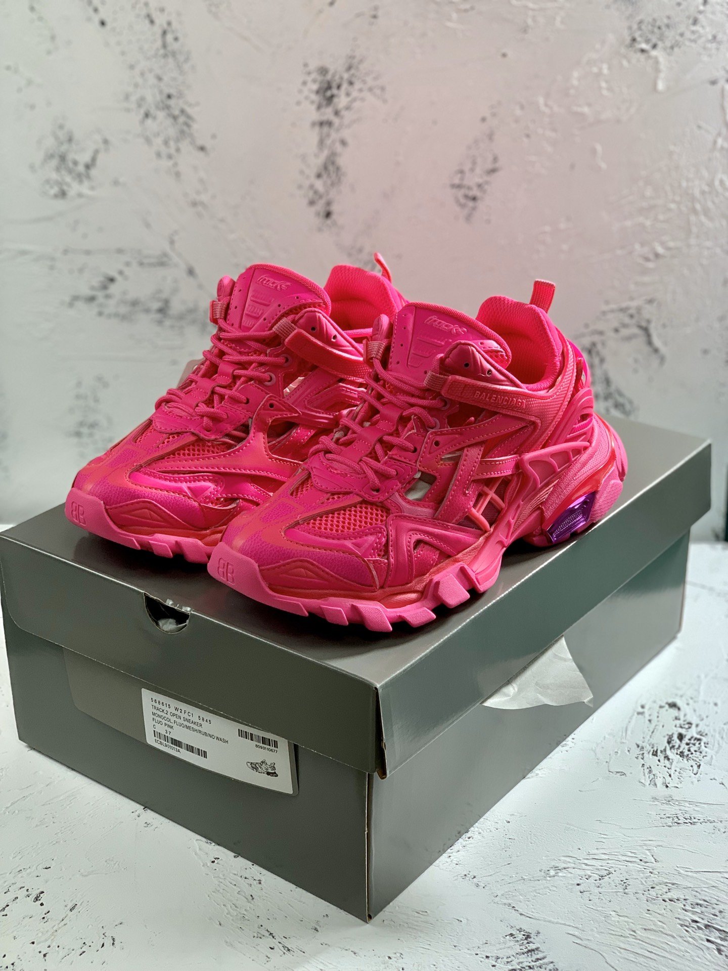 Balenciaga Track.2 Clear Sole Trainers PiNike For Women - Soul Replicas