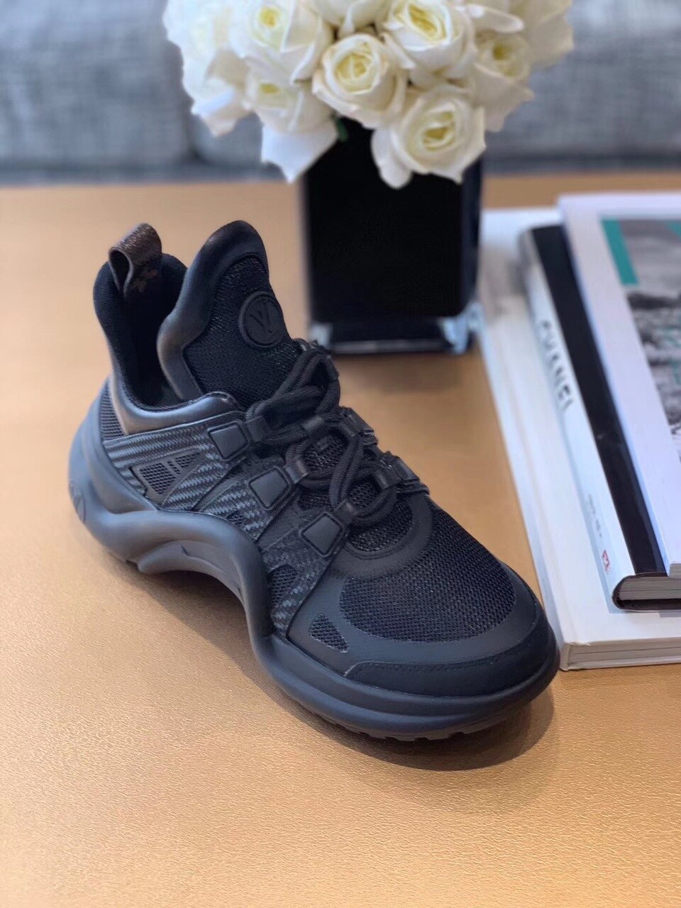Louis Vuitton LV Archlight Sneaker Technical Fabrics Black For Women LV - Soul Replicas