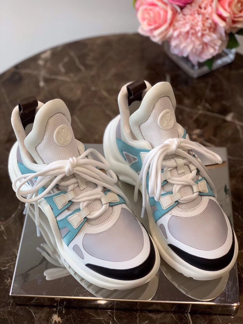 Louis Vuitton LV Archlight Technical Fabrics Light Blue For Women LV 1A7QA8 - Soul Replicas