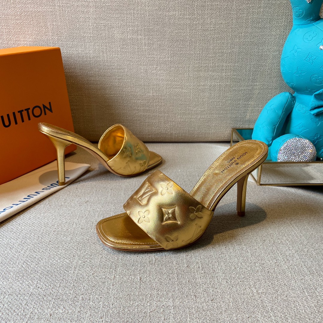 Louis Vuitton Women's Revival Mule Gold For Women LV 1A9Q5K - Soul Replicas