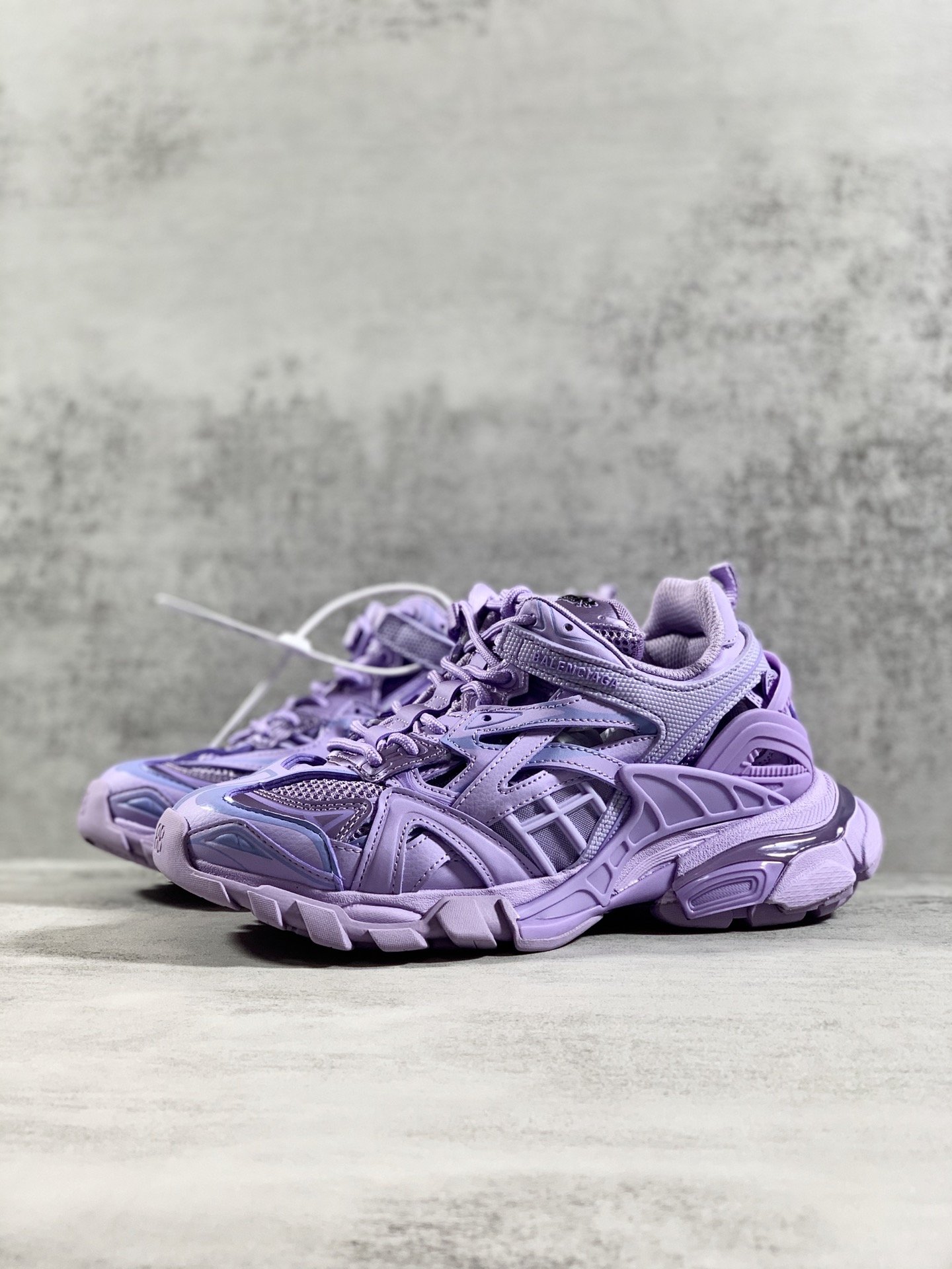 Balenciaga Track.2 Clear Sole Trainers Purple For Women - Soul Replicas
