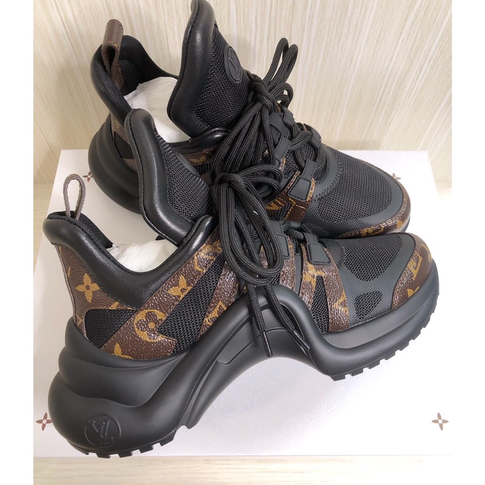 Louis Vuitton Women's LV Archlight Sneaker Black For Women LV 1A43LO - Soul Replicas