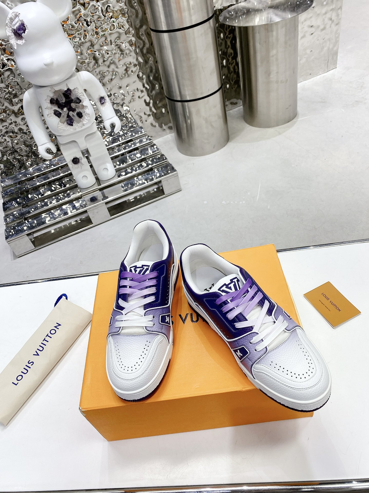 Louis Vuitton Women's LV Trainers Violet For Women LV - Soul Replicas