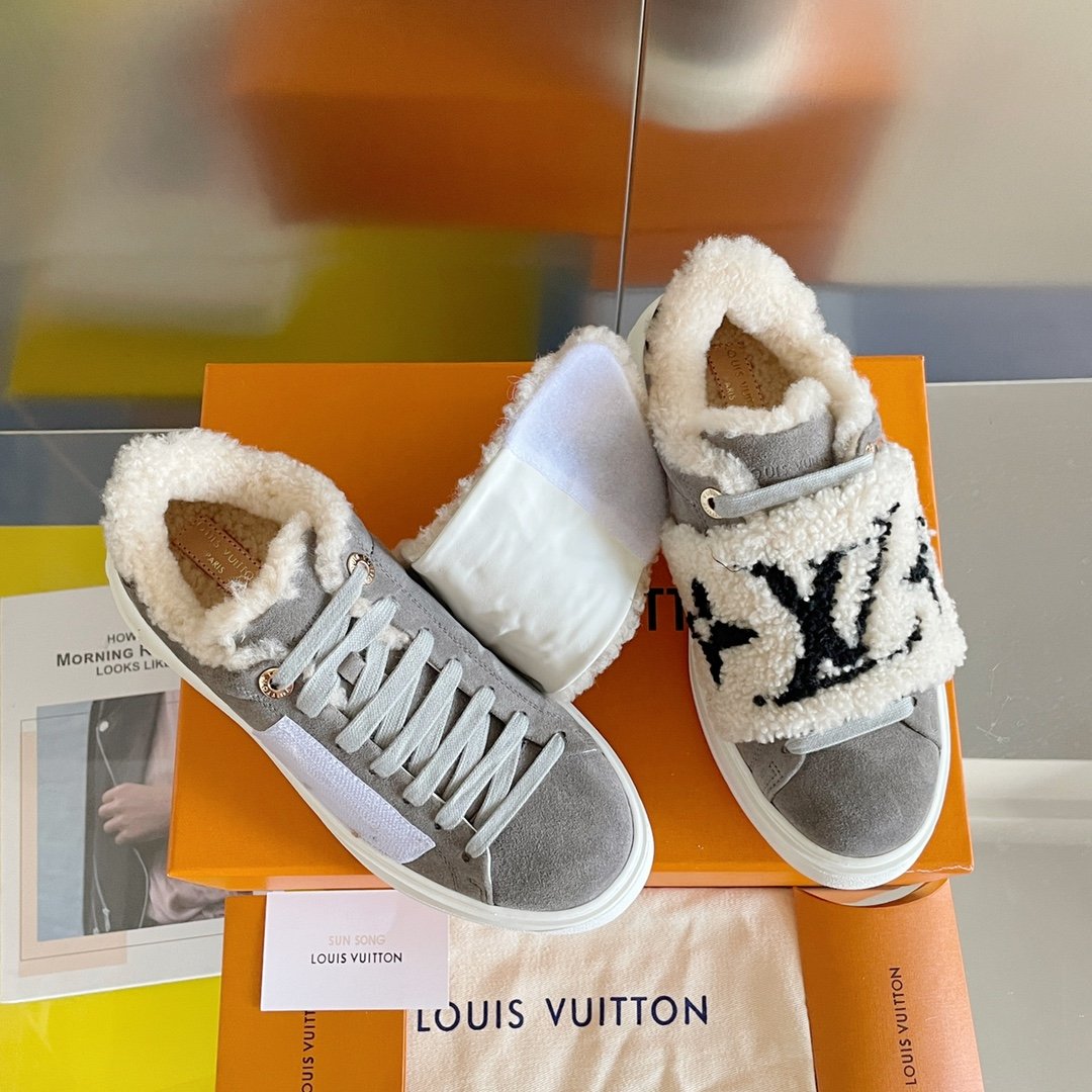 Louis Vuitton Women's Time Out Sneaker Grey For Women LV - Soul Replicas