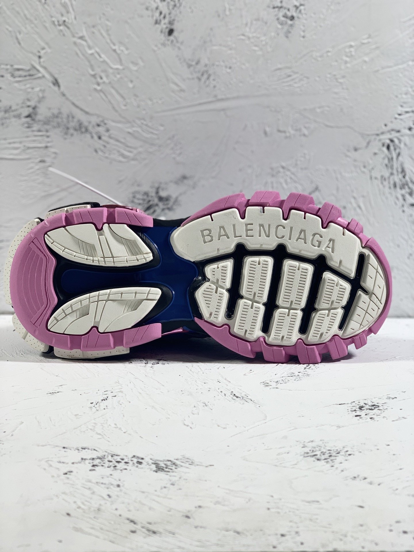 Balenciaga Track.2 Clear Sole Trainers Dark Purple For Women - Soul Replicas