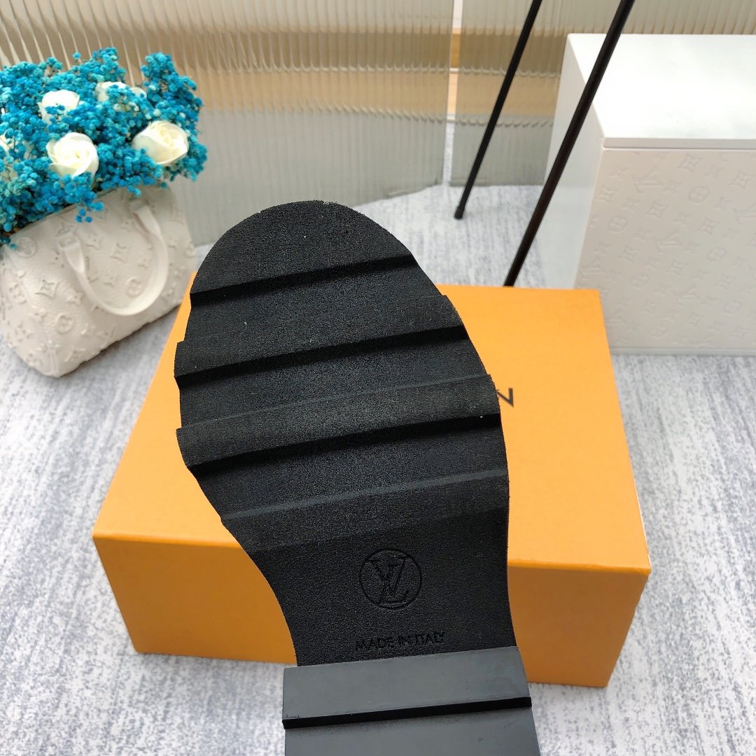 Louis Vuitton LV Beaubourg Ankle Boot Black For Women LV 1A94N6 - Soul Replicas