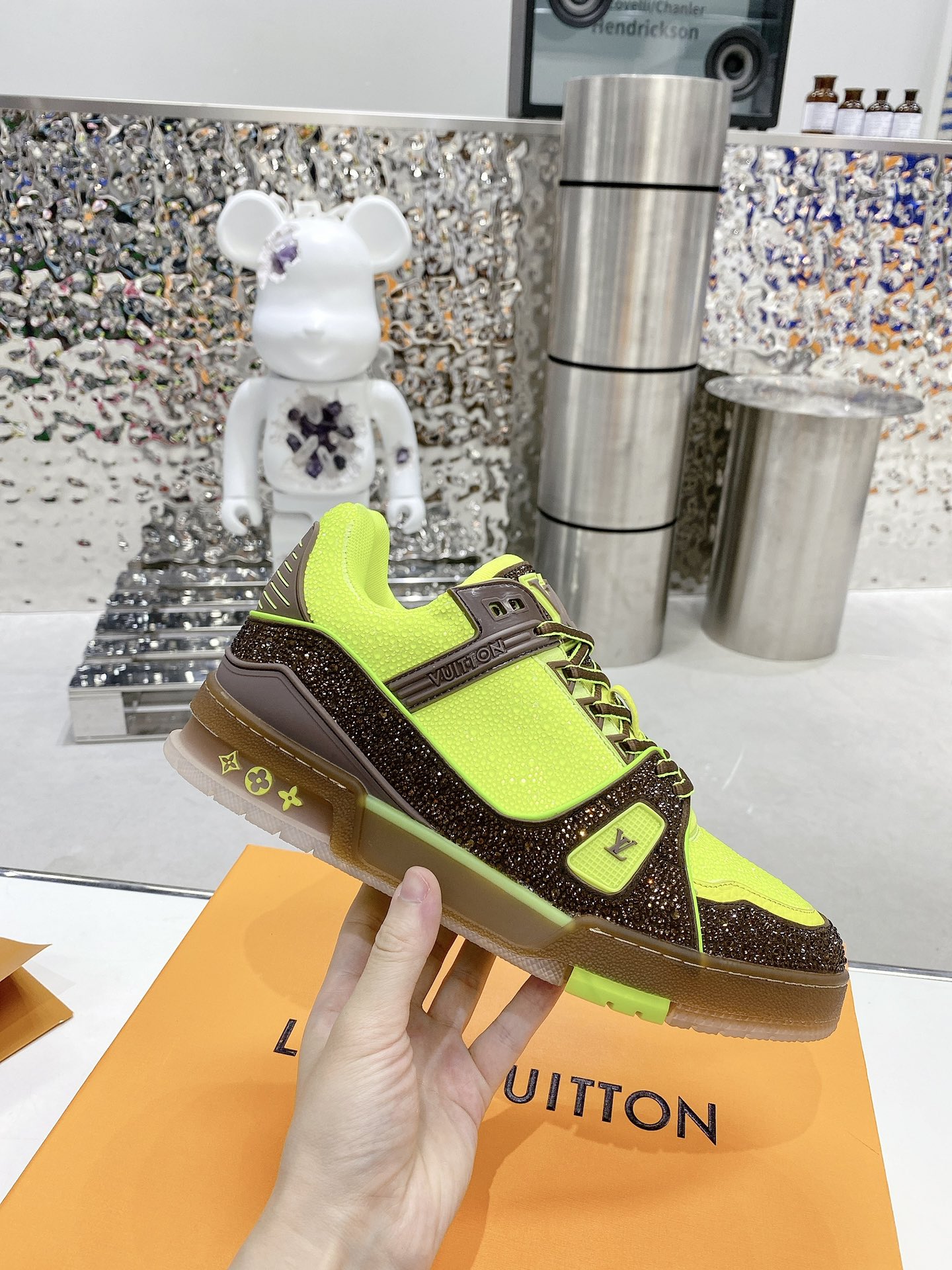 Louis Vuitton Women's LV Trainers Yellow For Women LV - Soul Replicas