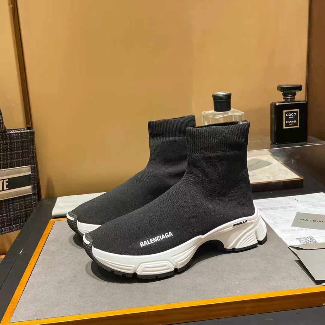Balenciaga Speed Trainers Black For Women 645056W2DBP1013 - Soul Replicas