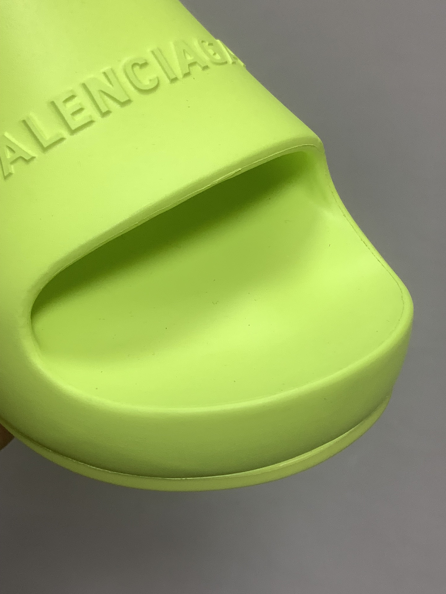 Balenciaga Pool Slide Sandal Green Neon For Women - Soul Replicas
