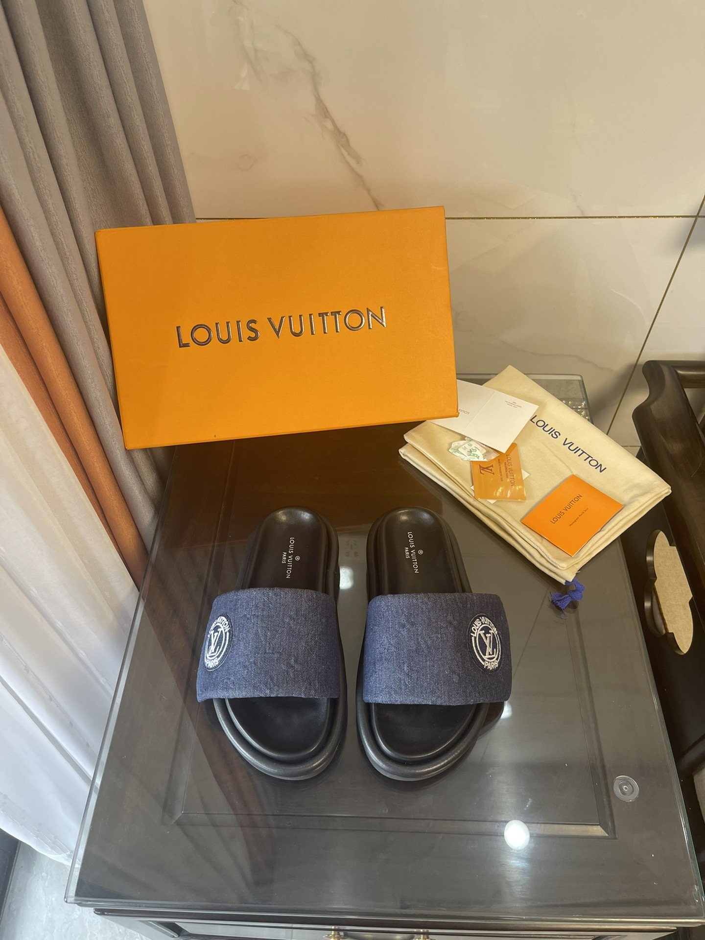 Louis Vuitton Women's Pool Pillow Comfort Mule Blue For Women LV - Soul Replicas