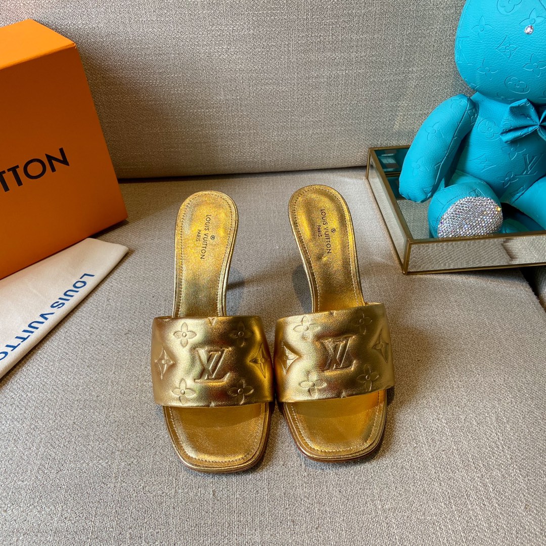 Louis Vuitton Women's Revival Mule Gold For Women LV 1A9Q5K - Soul Replicas