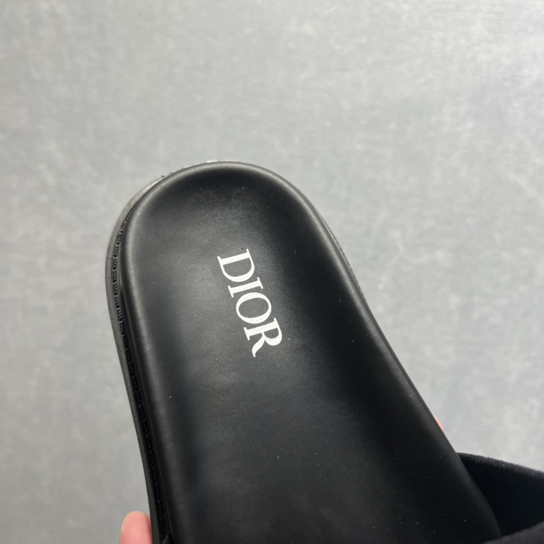 Christian Dior Alpha Sandal Black For Men CD - Soul Replicas