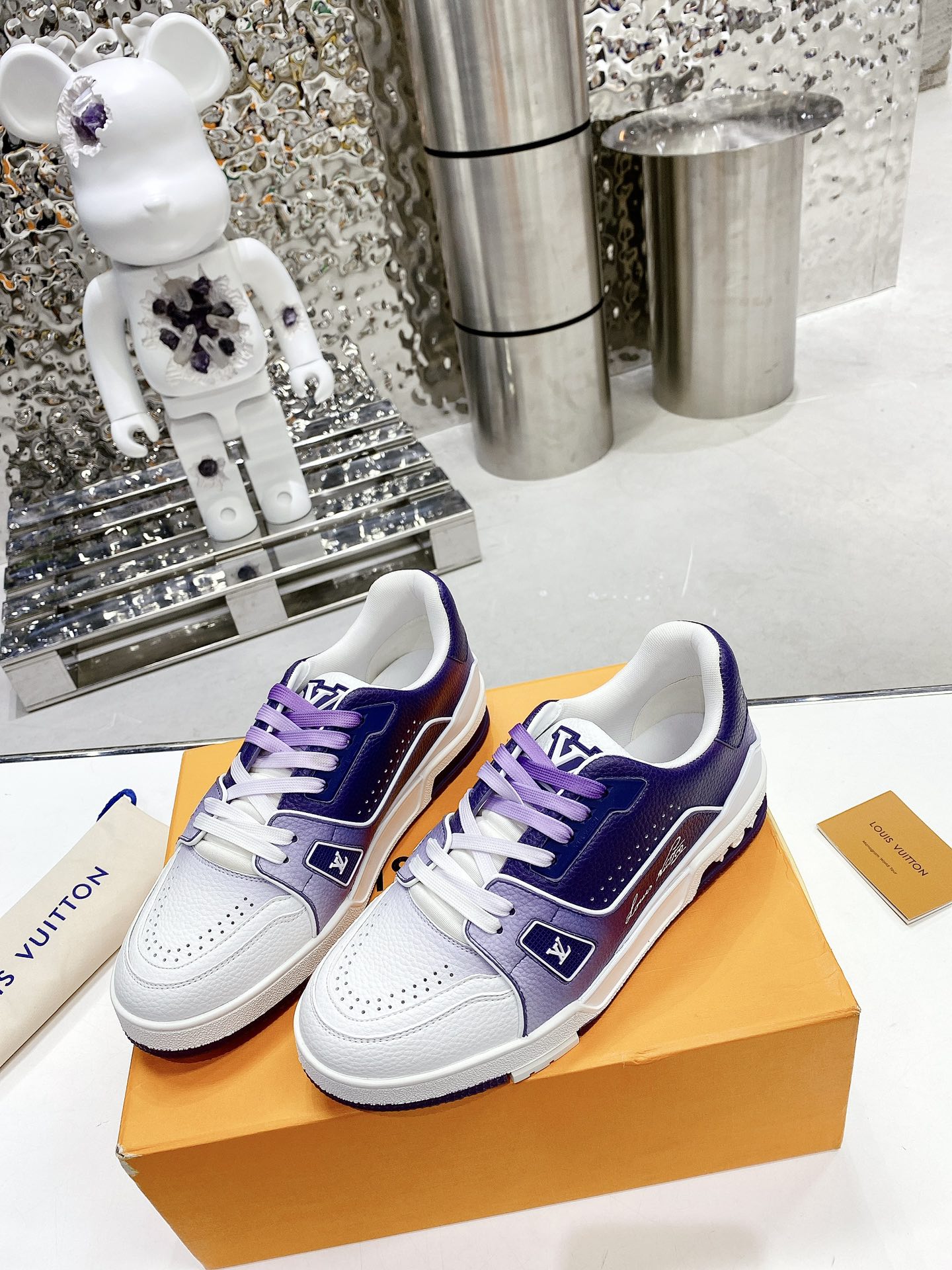 Louis Vuitton Women's LV Trainers Violet For Women LV - Soul Replicas