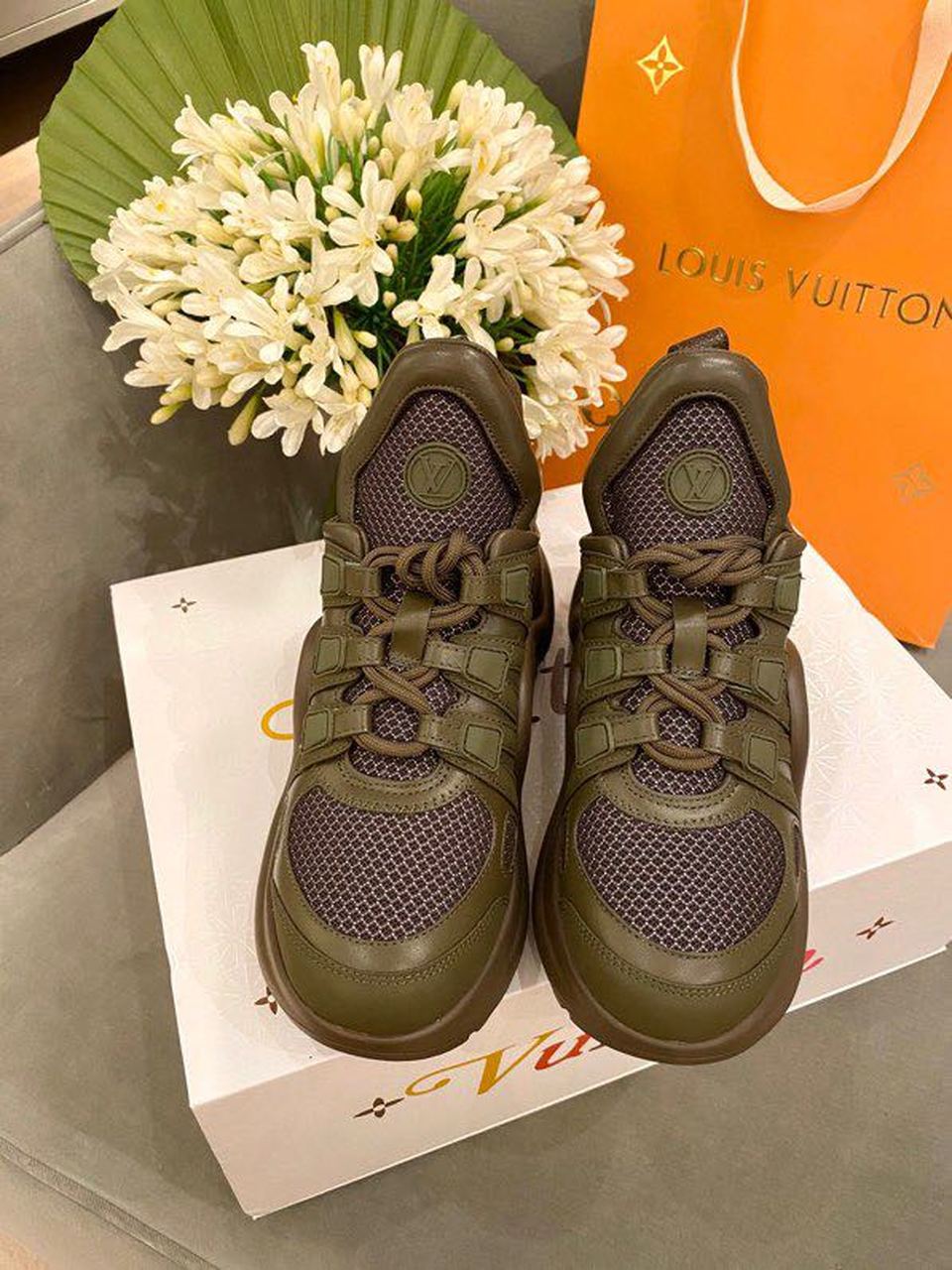 Louis Vuitton LV Archlight Sneaker Green For Women LV - Soul Replicas