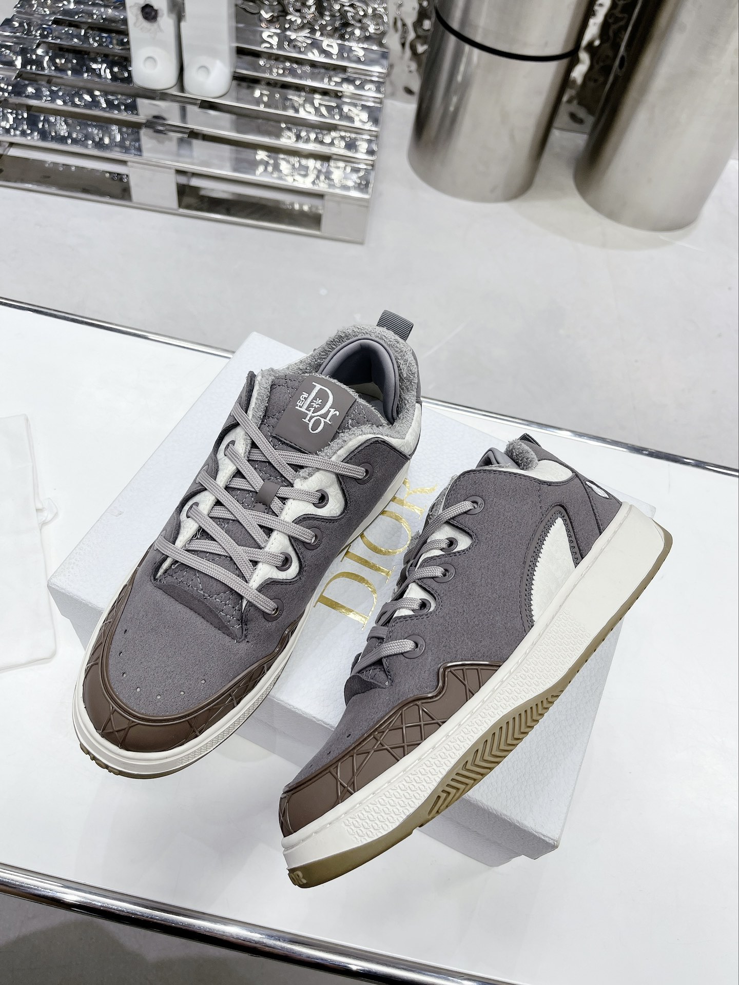 Christian Dior Sneaker Grey For Men CD - Soul Replicas