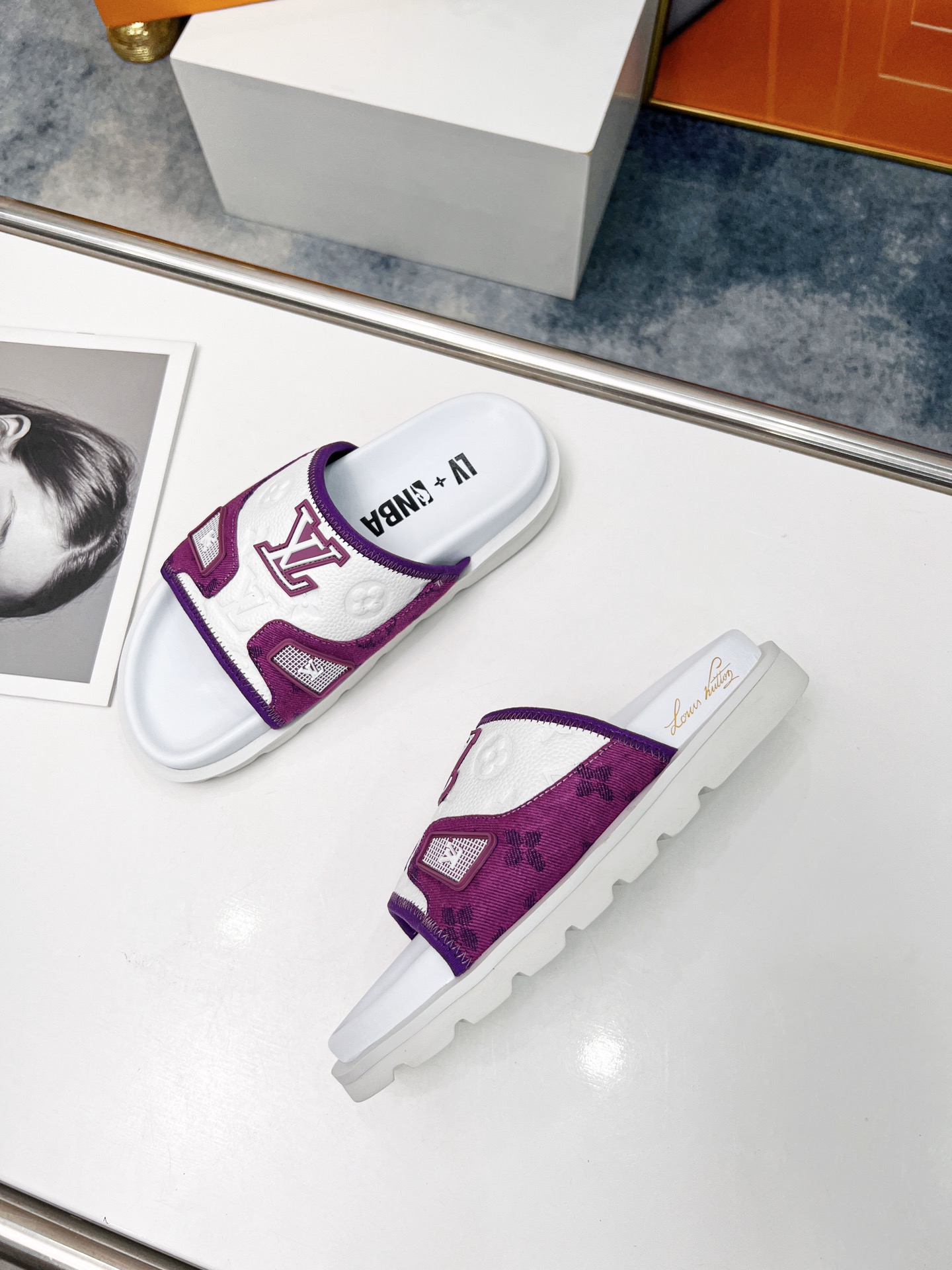 Louis Vuitton Women's Pool Pillow Comfort Mule Violet For Women LV - Soul Replicas