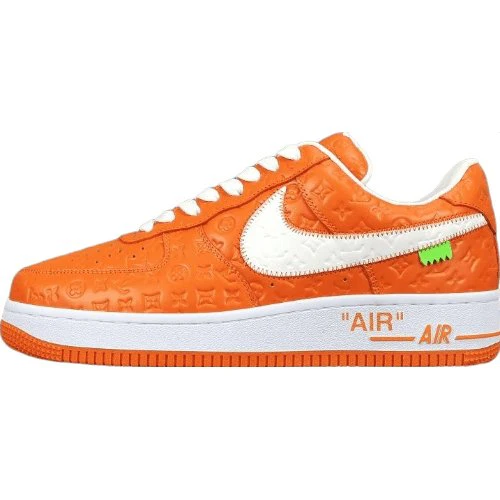 NIKE AIR FORCE 1 x LOUIS VUITTON ORANGE - Soul Replicas