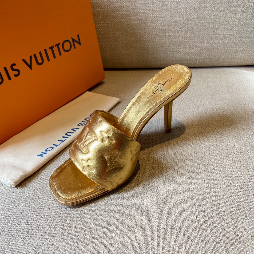 Louis Vuitton Women's Revival Mule Gold For Women LV 1A9Q5K - Soul Replicas