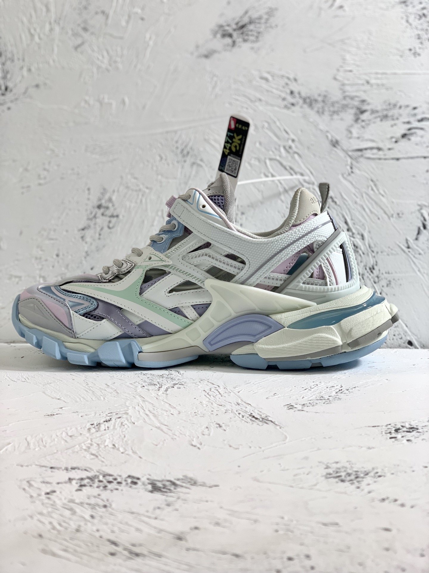 Balenciaga Track.2 Clear Sole Trainers Multicolour For Women - Soul Replicas
