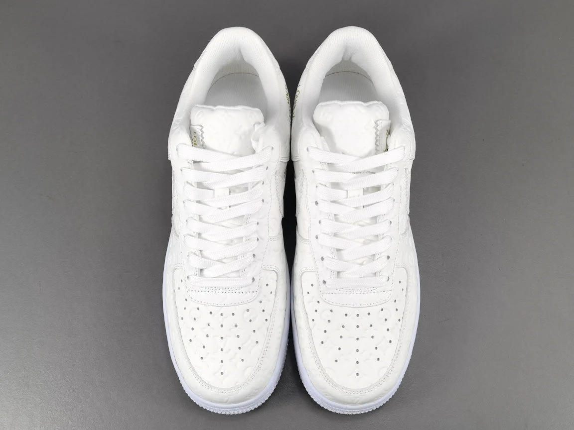 NIKE AIR FORCE 1 x LOUIS VUITTON WHITE - Soul Replicas
