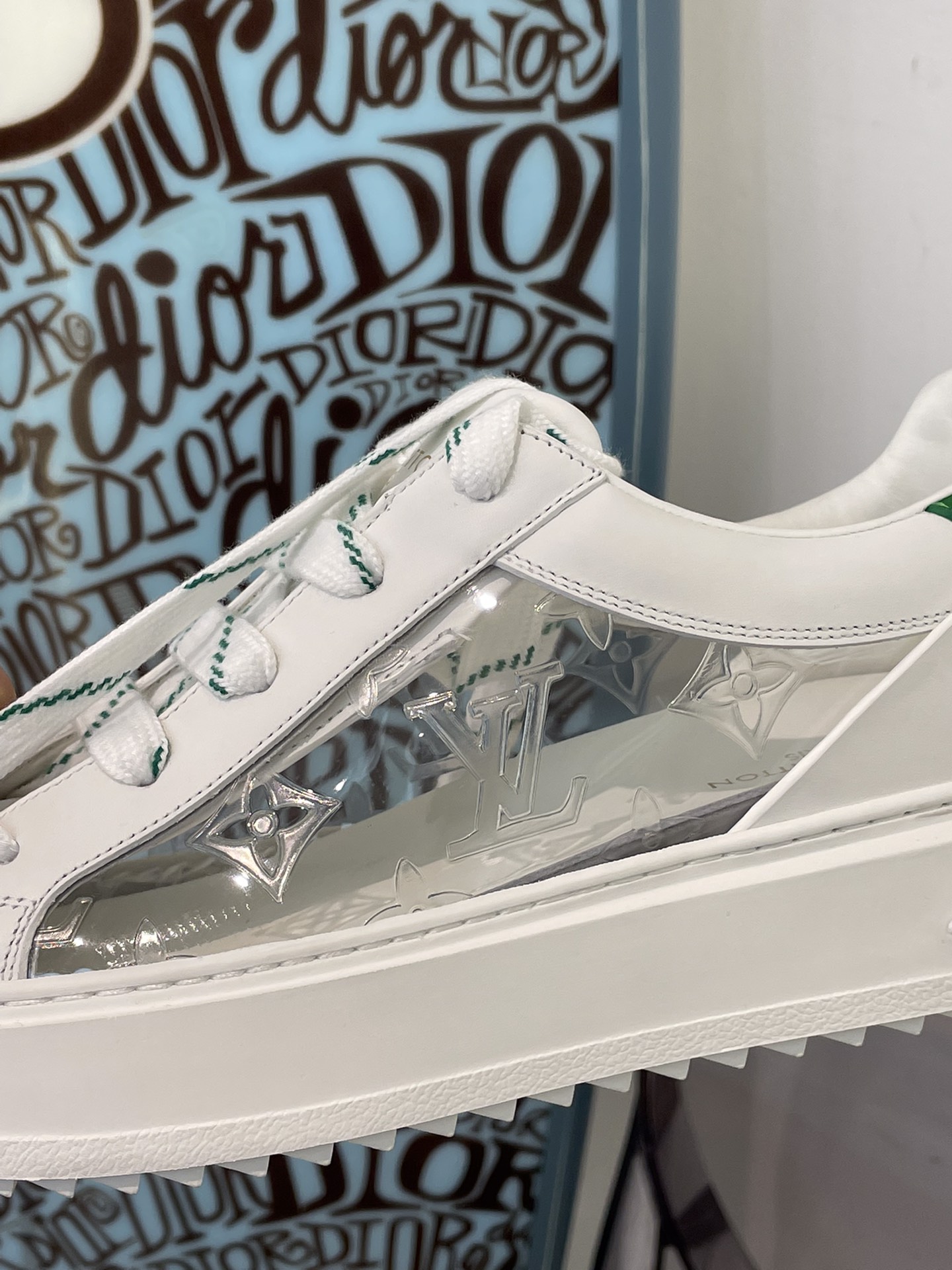 Louis Vuitton Women's Time Out Sneaker Green For Women LV - Soul Replicas