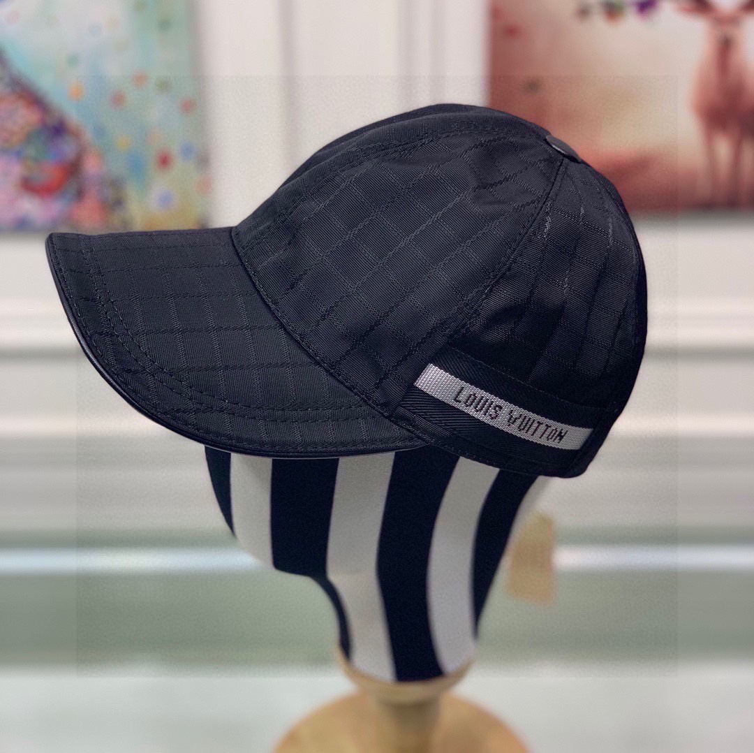 Louis Vuitton Be My Cap Black LV Cap - Soul Replicas