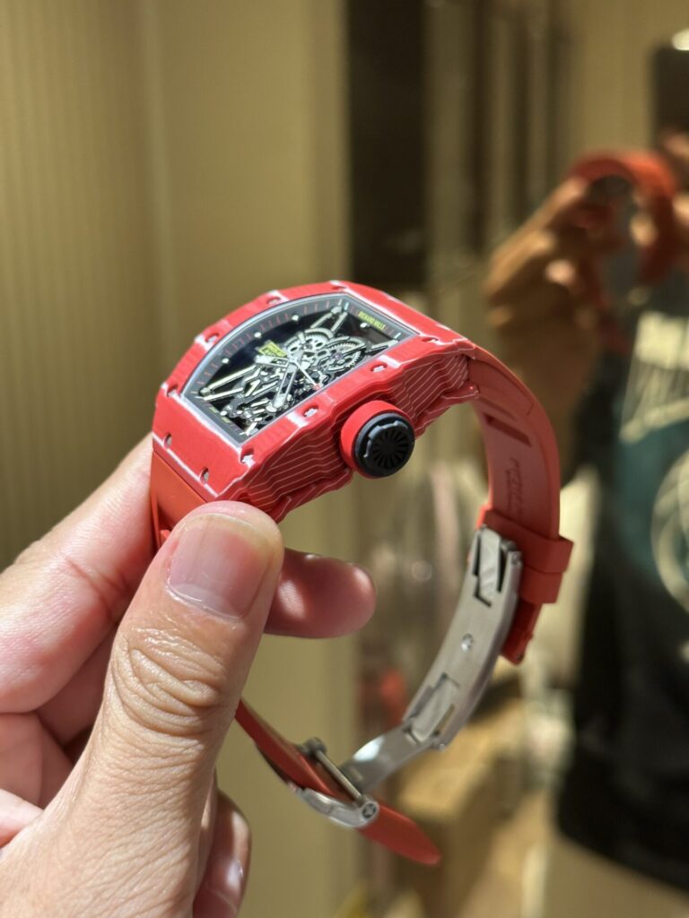 Richard Mille RM35-02 Replica 11 Watch Carbon Fiber Red 45mm - Soul Replicas