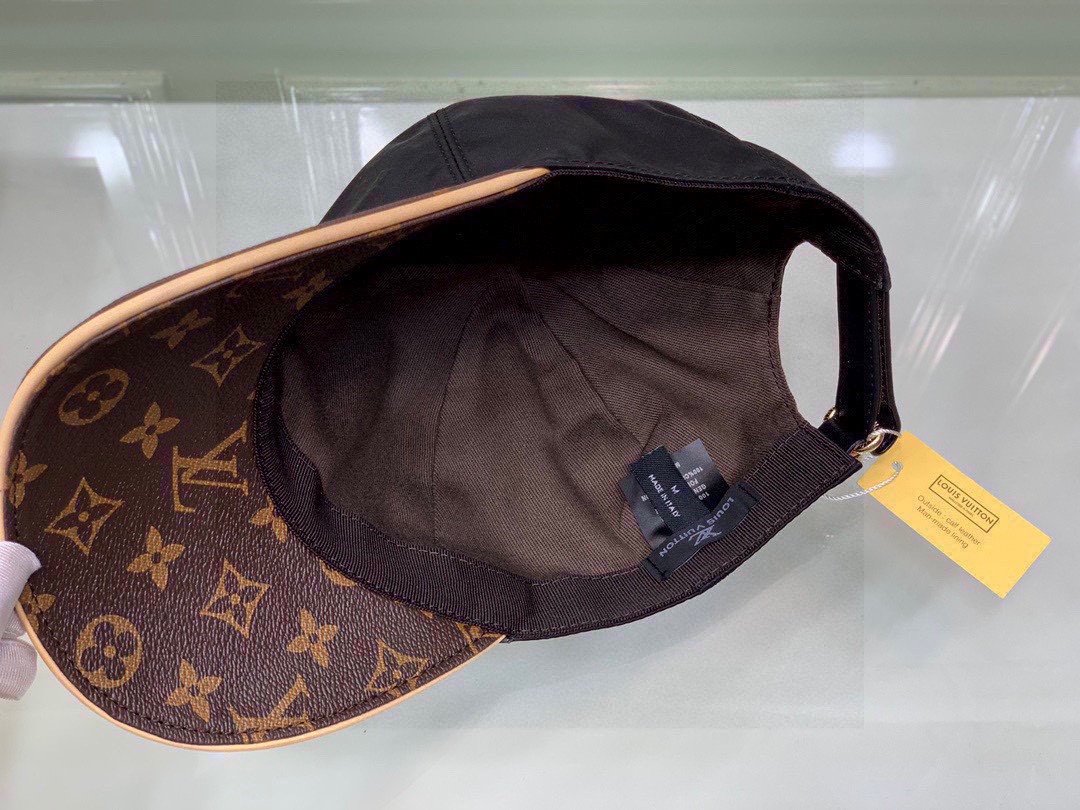 Louis Vuitton LV Get Ready Cap Monogram Black LV Cap - Soul Replicas