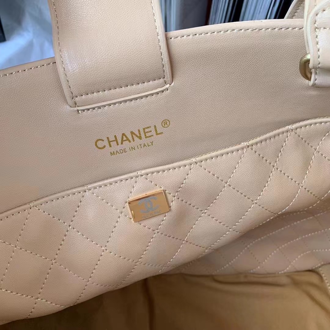 ChanelShopping Bag Beige For Women. Women-s Bags 14.4in/37cm - Soul Replicas