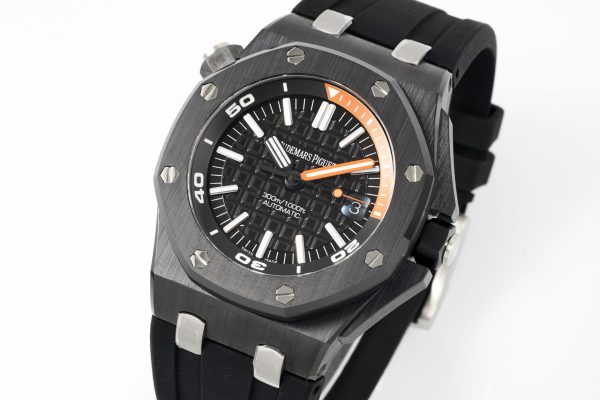 Audemars Piguet Best Replica Watch Royal Oak Offshore Diver 15707CE Black Ceramic 42mm - Soul Replicas