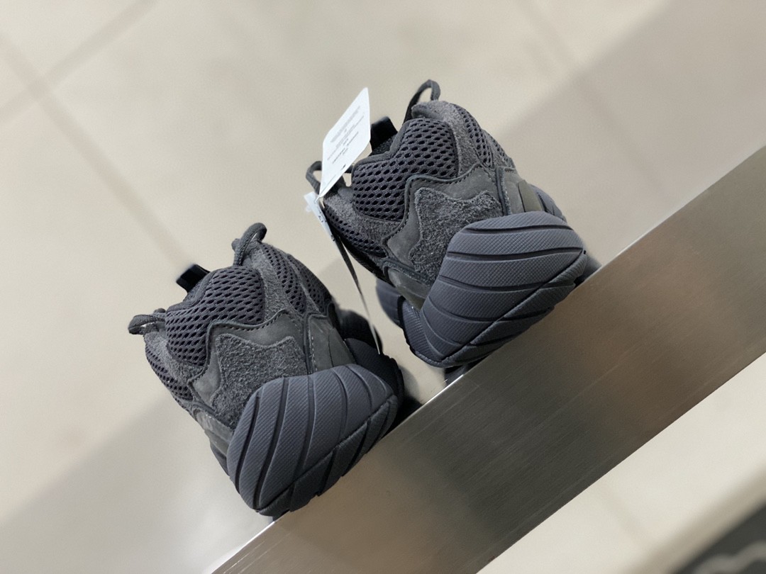 Adidas YZ Boost 500 Black Grey For Women F36640 - Soul Replicas