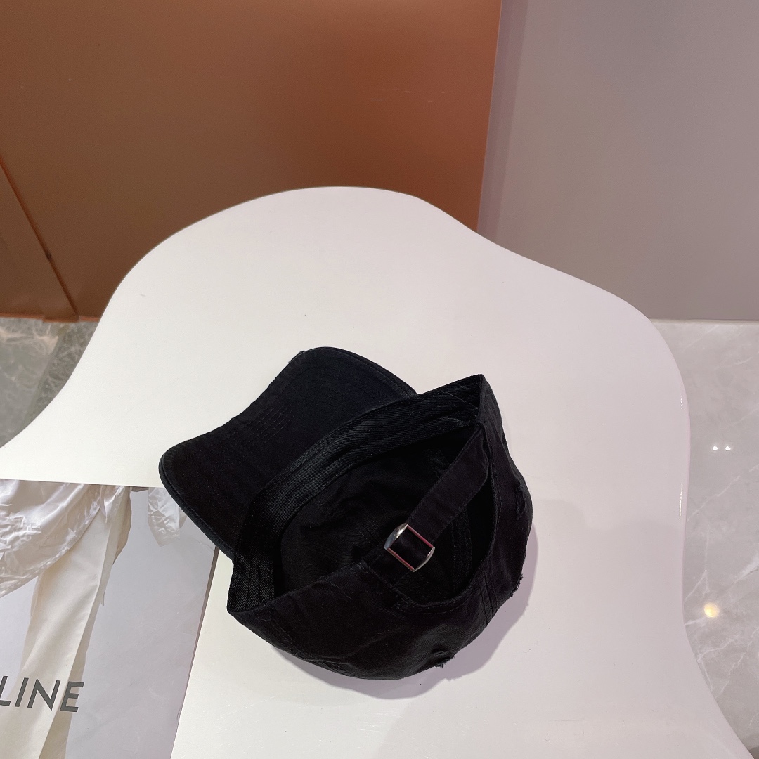 Balenciaga Logo Visor Cap Black Cap - Soul Replicas