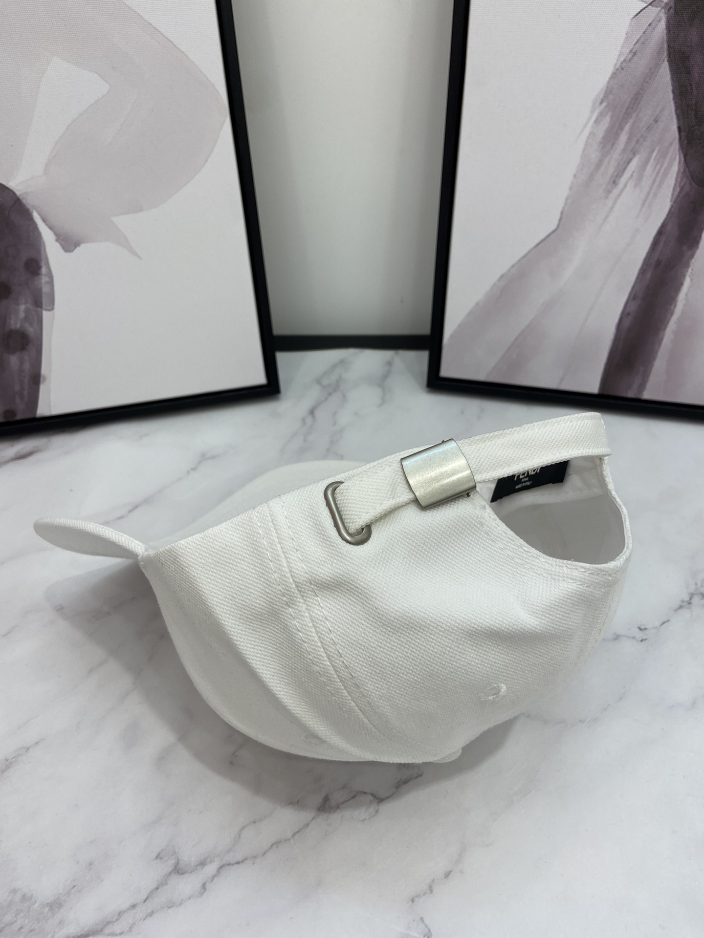 Fendi Baseball Cap White Fendi Cap - Soul Replicas