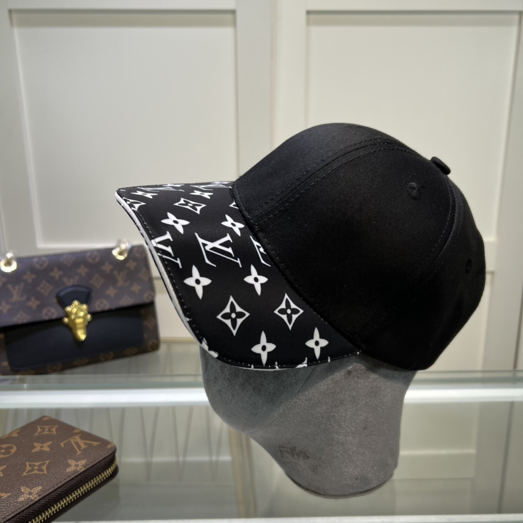 Louis Vuitton Match Cap Black LV Cap - Soul Replicas