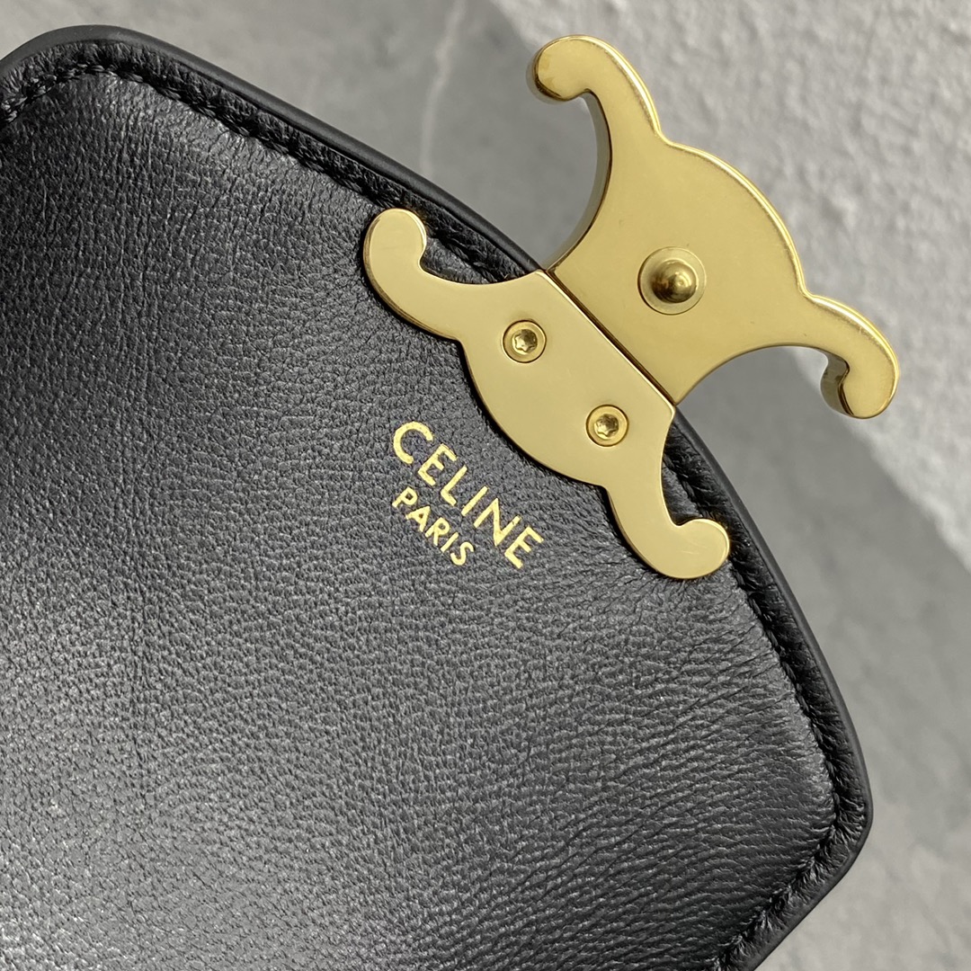 Celine Vertical Phone Pouch Black For Women 6in/19cm 10J133DPV.38NO - Soul Replicas