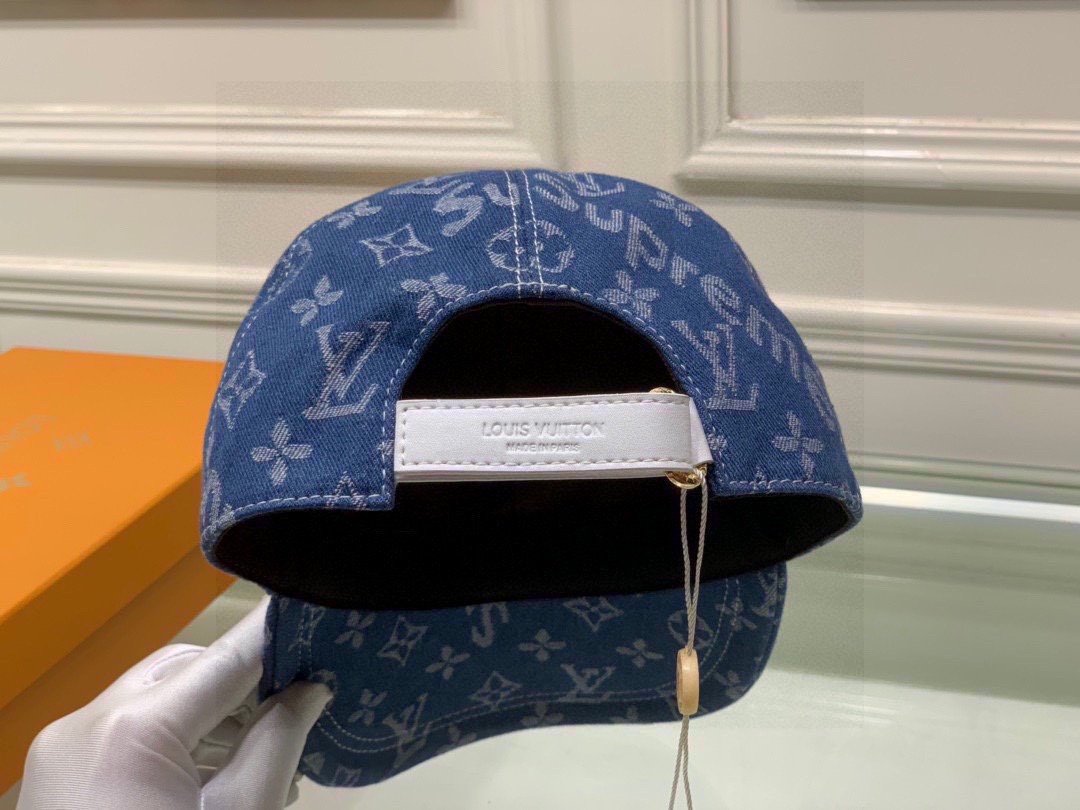 Louis Vuitton LV Get Ready Cap Monogram Blue LV Cap - Soul Replicas