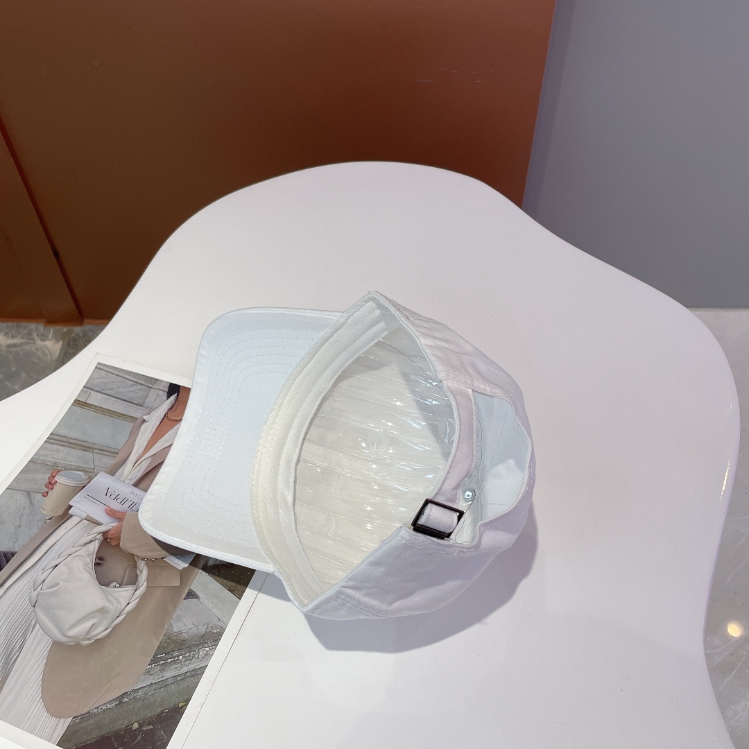 Celine Baseball Cap In Cotton White - Soul Replicas