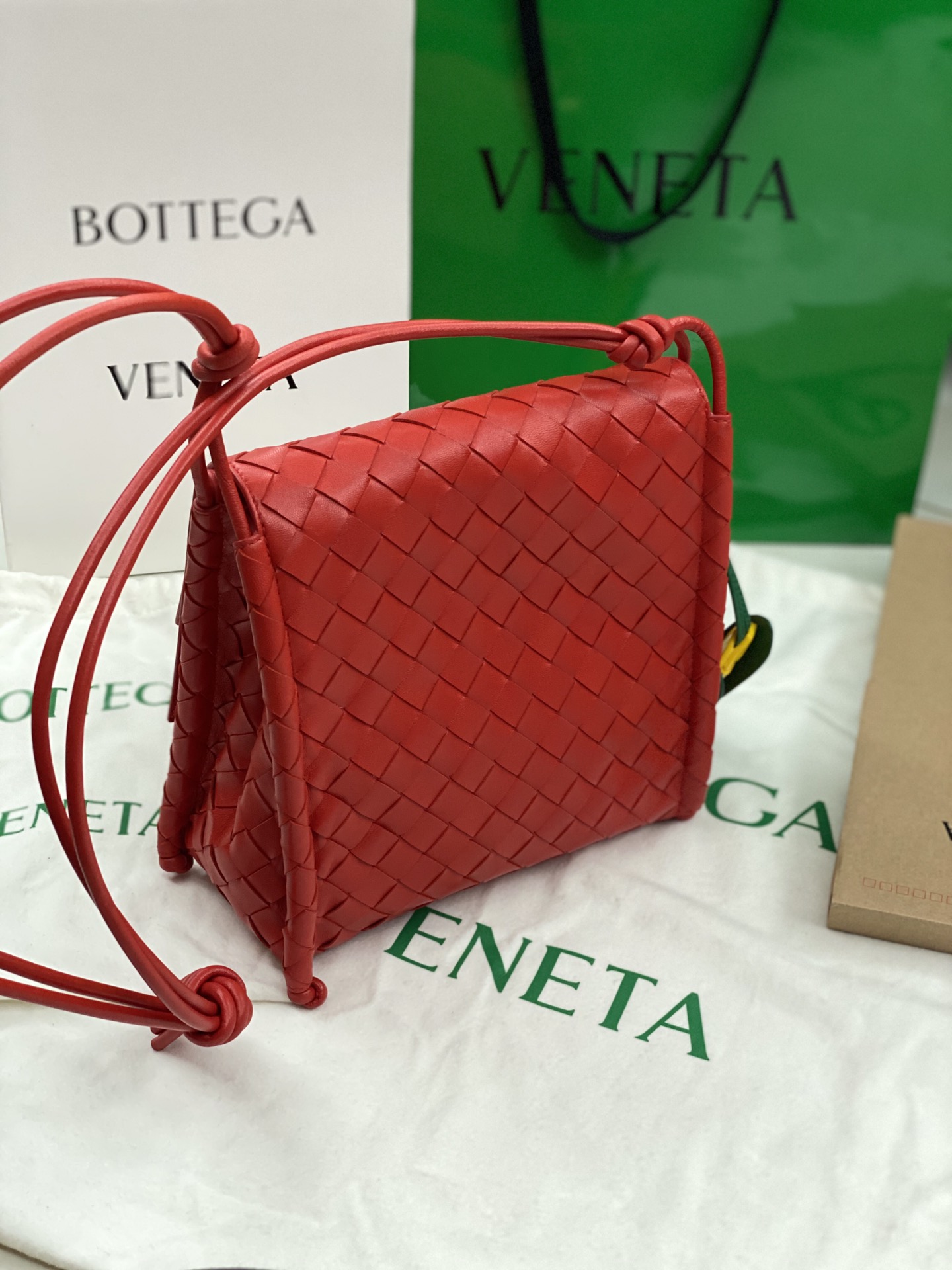 Bottega Veneta Backpack Red. For Women. Women-s Bags 8.9in/22.5cm - Soul Replicas