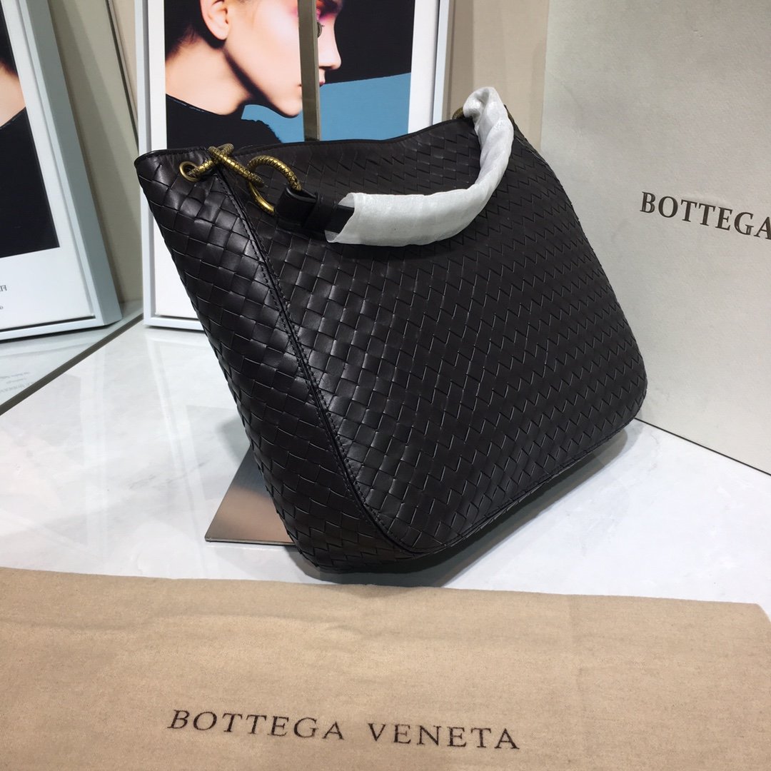 Bottega Veneta Handle Bag Black. For Women. Women-s Bags 12.2in/31cm - Soul Replicas