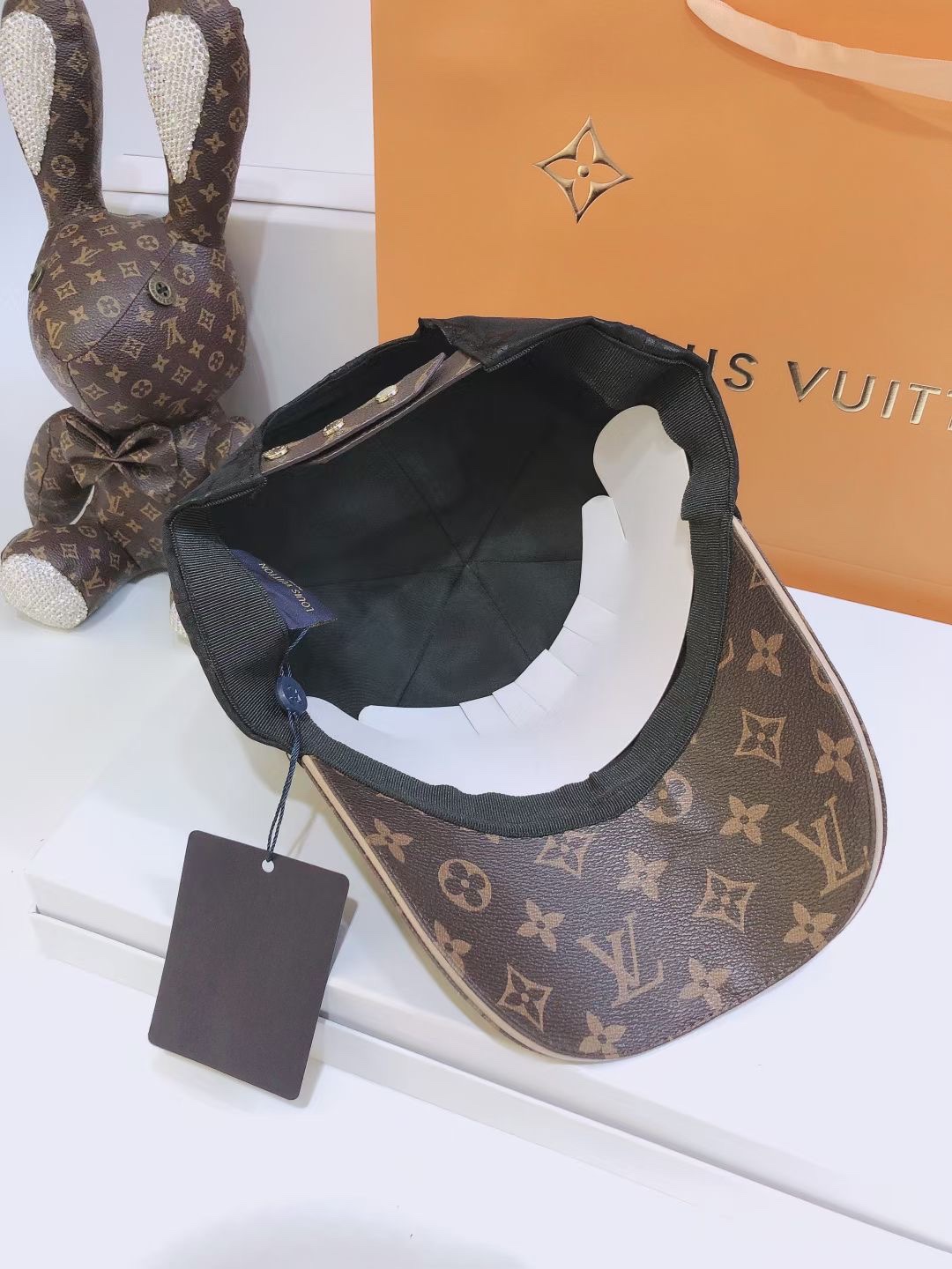 Louis Vuitton LV Get Ready Cap Monogram Canvas Black LV Cap M76528 - Soul Replicas