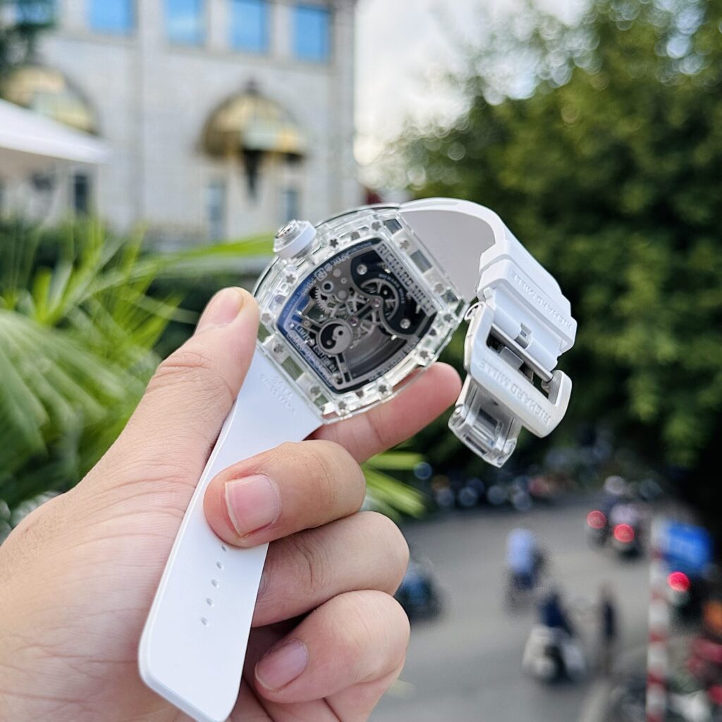 Richard Mille Replica Watch RM26-01 Tourbillon Sapphire Motifs Panda 43mm - Soul Replicas
