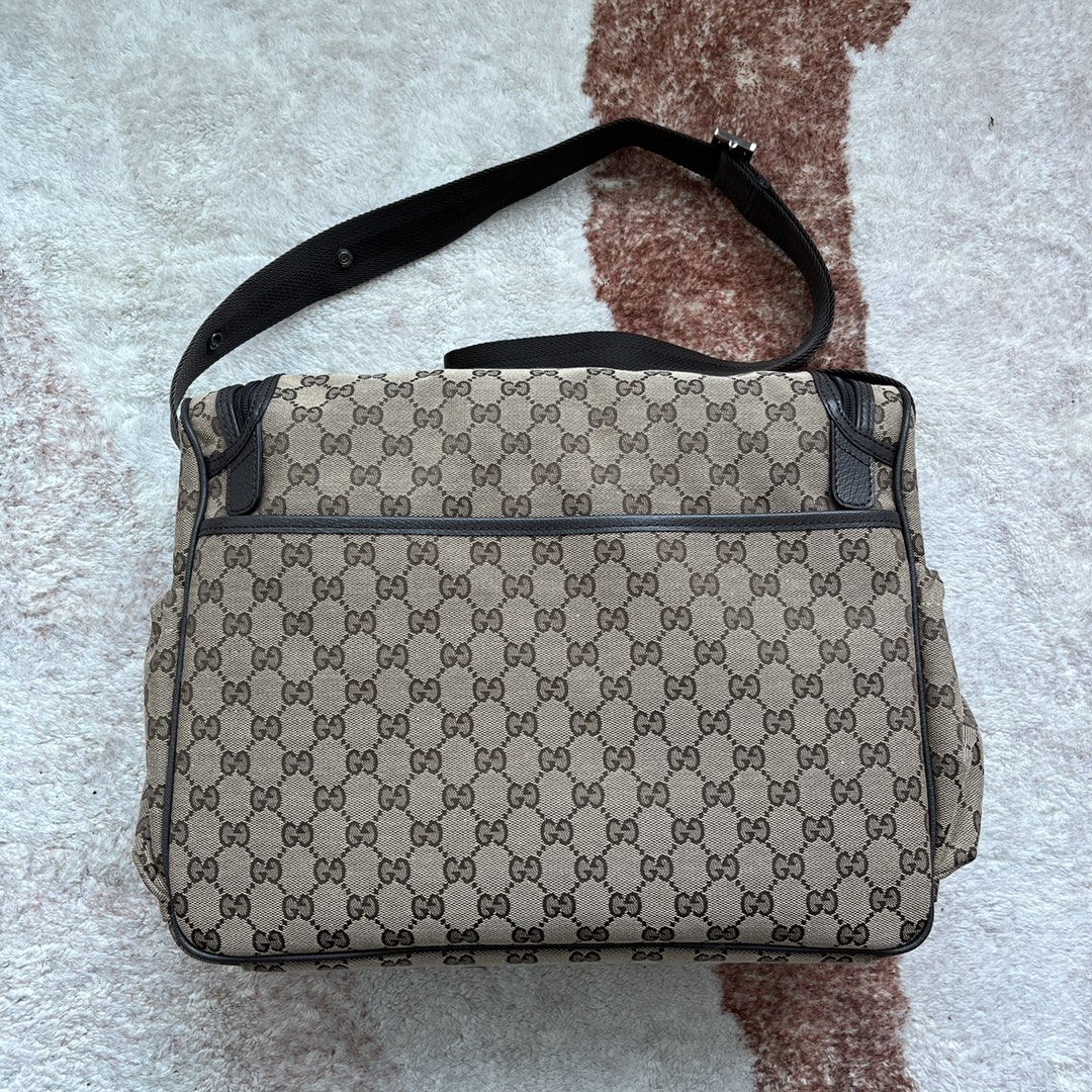 Original Gucci Baby Changing Bag Brown For Women. Women-s Bags 16.9in/43cm Gucci - Soul Replicas