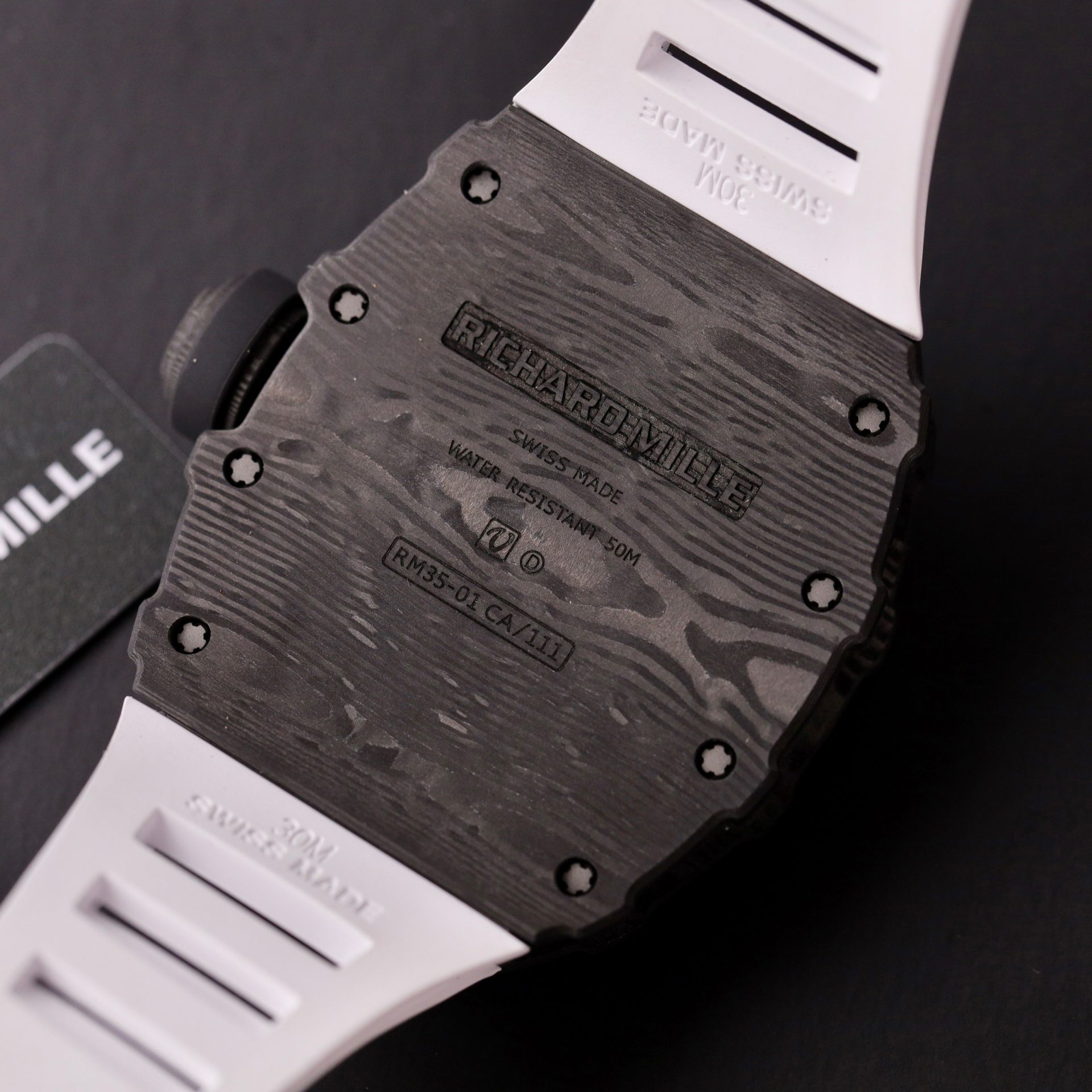 Richard Mille Replica Watch RM35-01 Carbon Rubber Strap BBR Factory 44mm - Soul Replicas