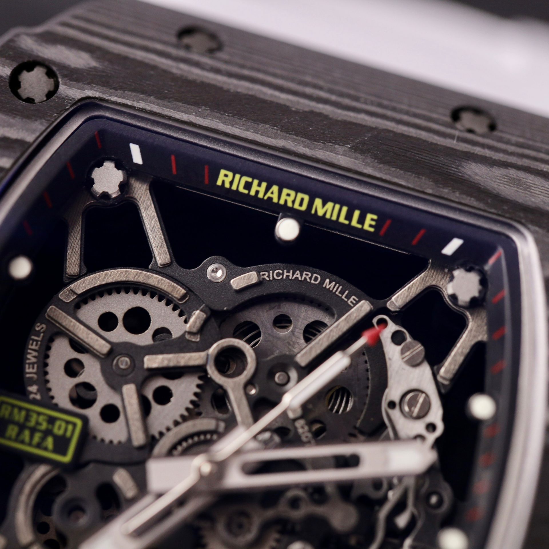 Richard Mille Replica Watch RM35-01 Carbon Rubber Strap BBR Factory 44mm - Soul Replicas