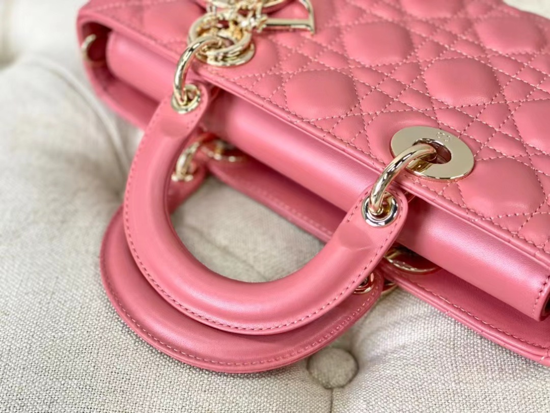Christian Dior Lady D-Joy Bag Pink. For Women Women-s Handbags. 26cm CD - Soul Replicas
