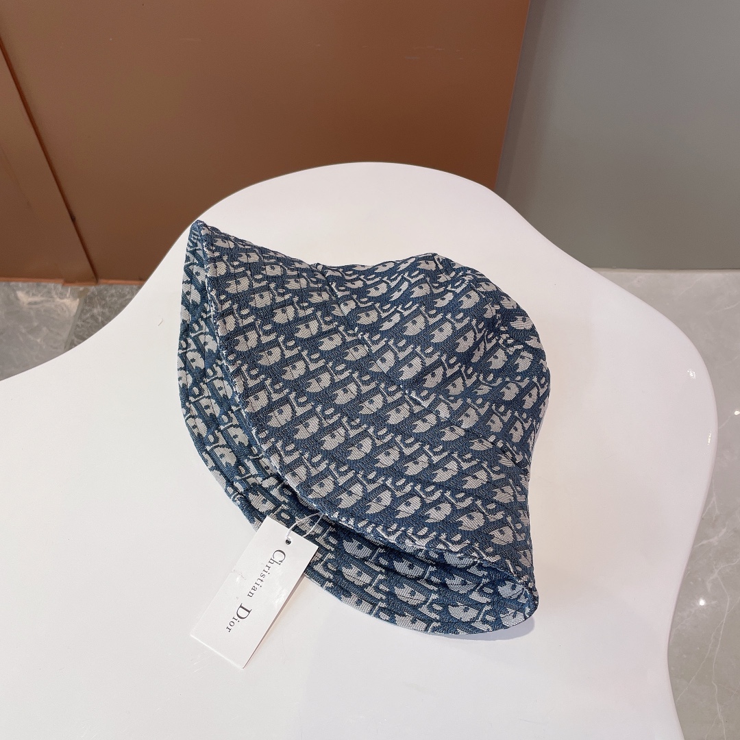 Christian Dior Bucket Hat Dark Blue Hat - Soul Replicas
